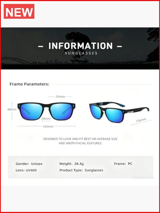 Unisex Sports Sunglasses UV400 Protection Windproof Outdoor Running Cycling Gear main image 5